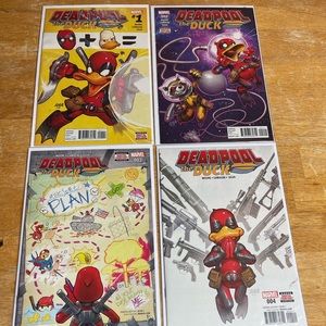 Marvel Comic Books Deadpool The Duck Issues #1-4